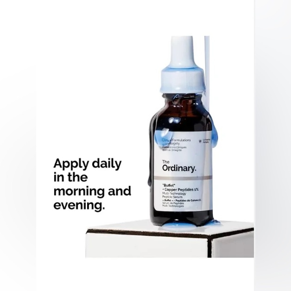 NWT 3 X The Ordinary Buffet + Copper Peptides 1%, Anti-Aging Serum 1oz/30ml - Picture 2 of 6